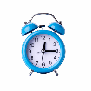 Blue Alarm Clock